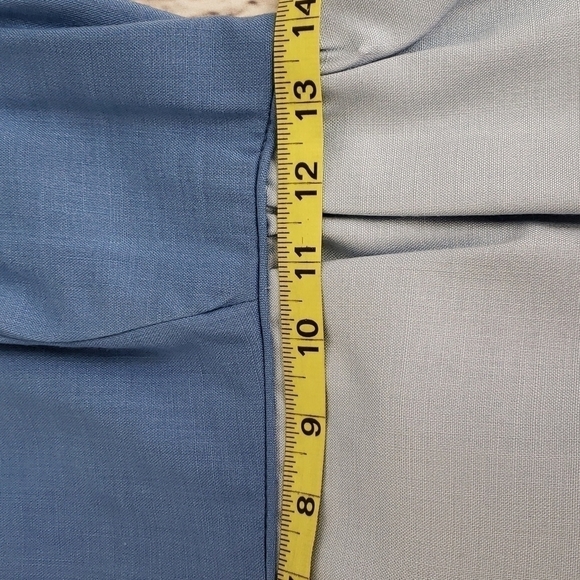 Vintage 60s-70s Maxi Dress Formal Bridesmaid Cotton S Short Sleeve Blue … - Picture 12 of 16